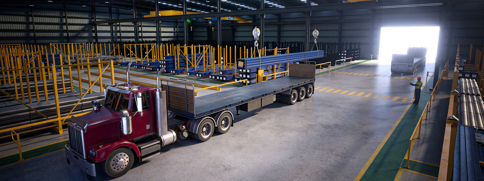 The overhead crane, in their hands